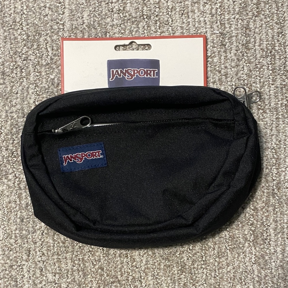 JanSport Black Belt Bag for Men